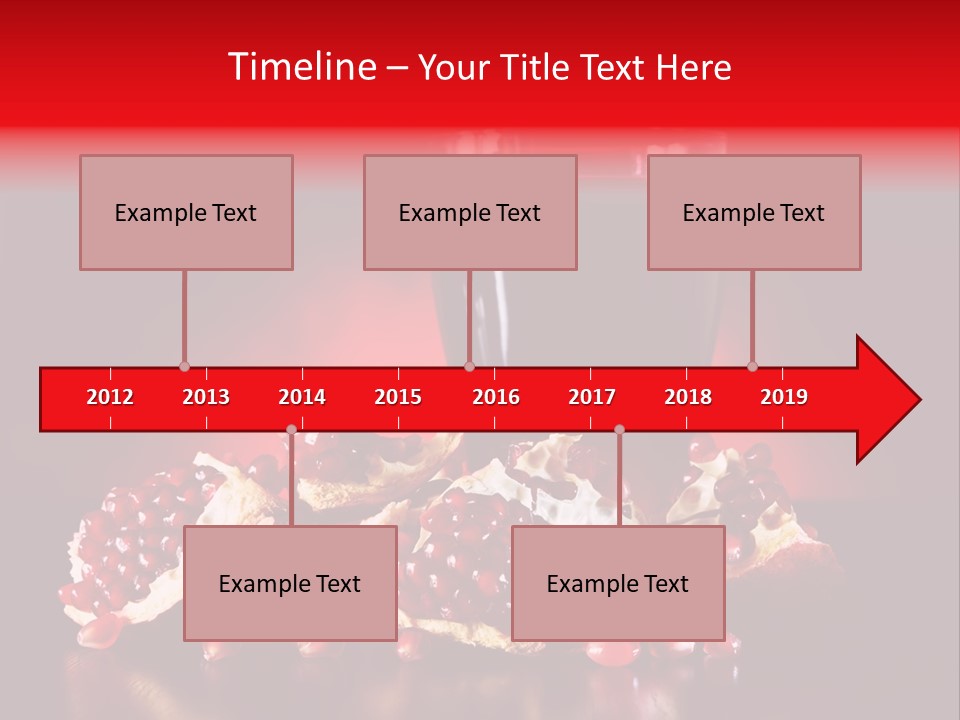 Red Plant Raw PowerPoint Template