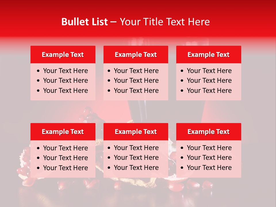 Red Plant Raw PowerPoint Template