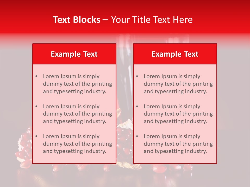 Red Plant Raw PowerPoint Template