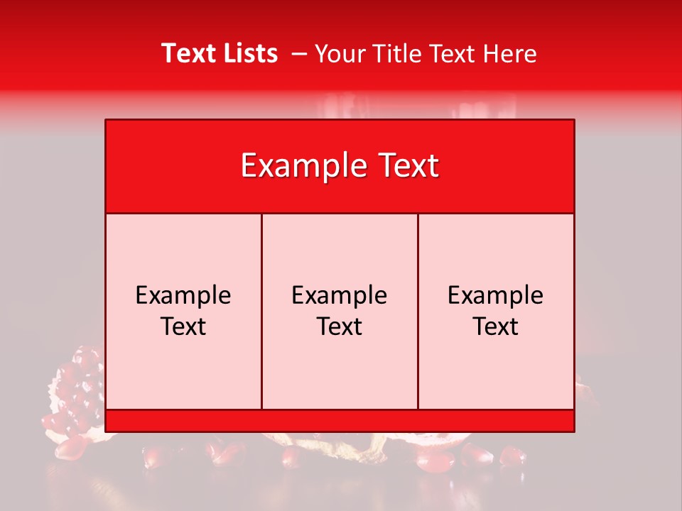 Red Plant Raw PowerPoint Template