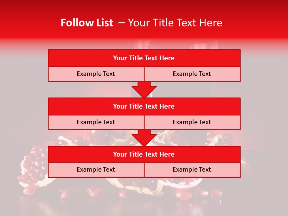 Red Plant Raw PowerPoint Template