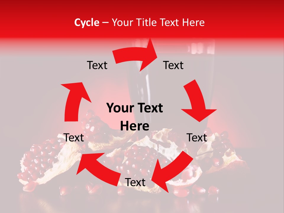 Red Plant Raw PowerPoint Template