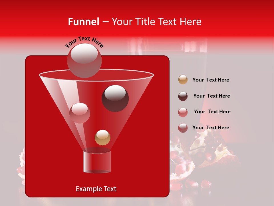 Red Plant Raw PowerPoint Template