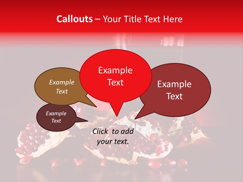 Red Plant Raw PowerPoint Template