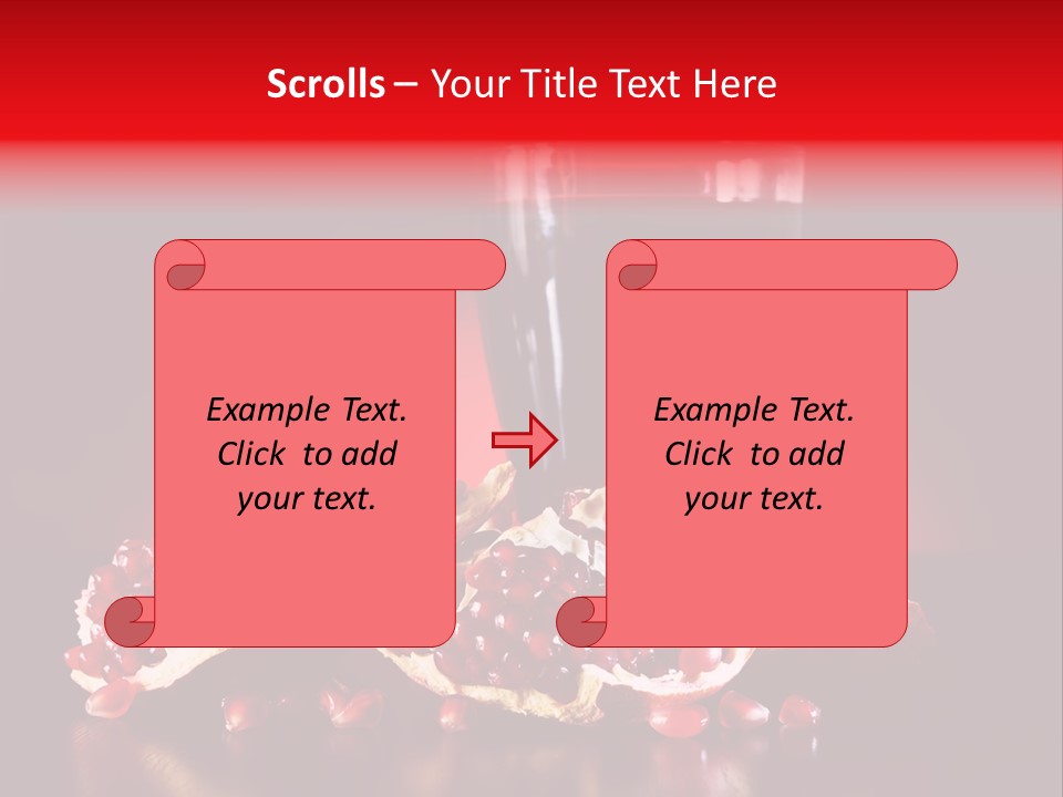 Red Plant Raw PowerPoint Template