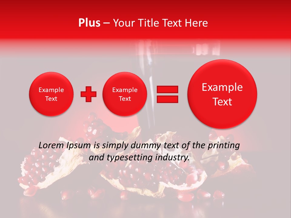 Red Plant Raw PowerPoint Template