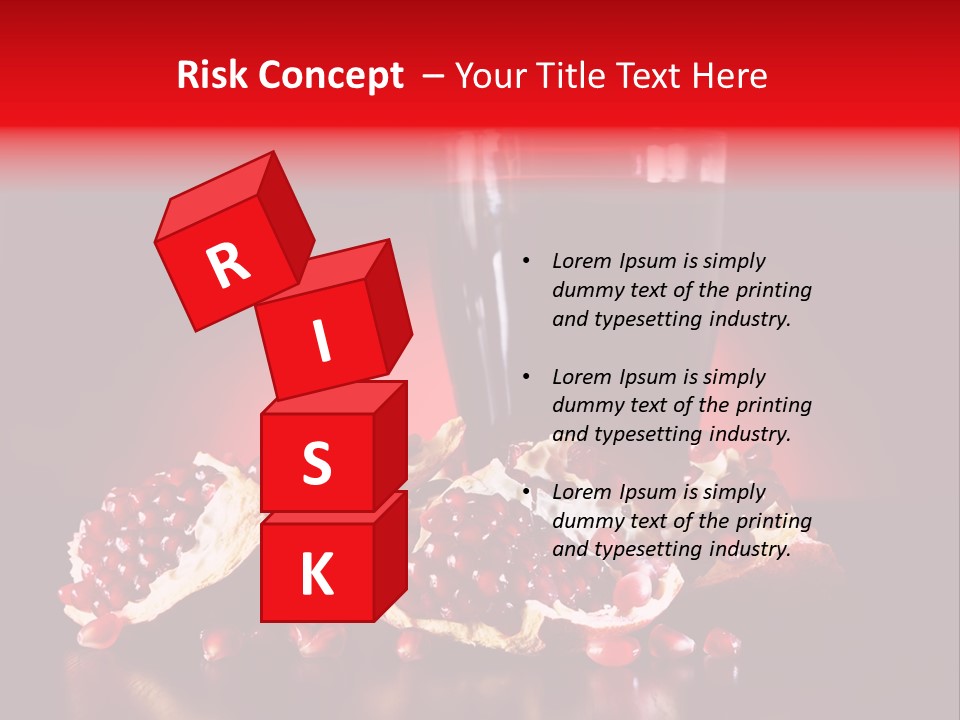 Red Plant Raw PowerPoint Template