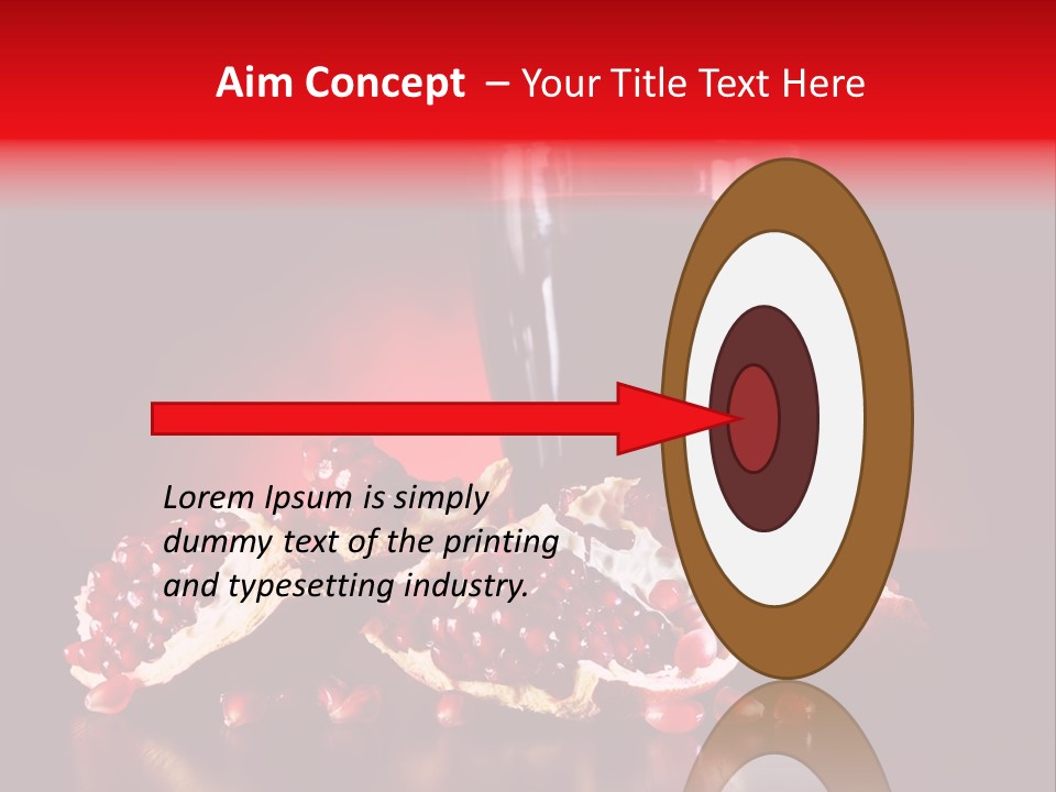 Red Plant Raw PowerPoint Template