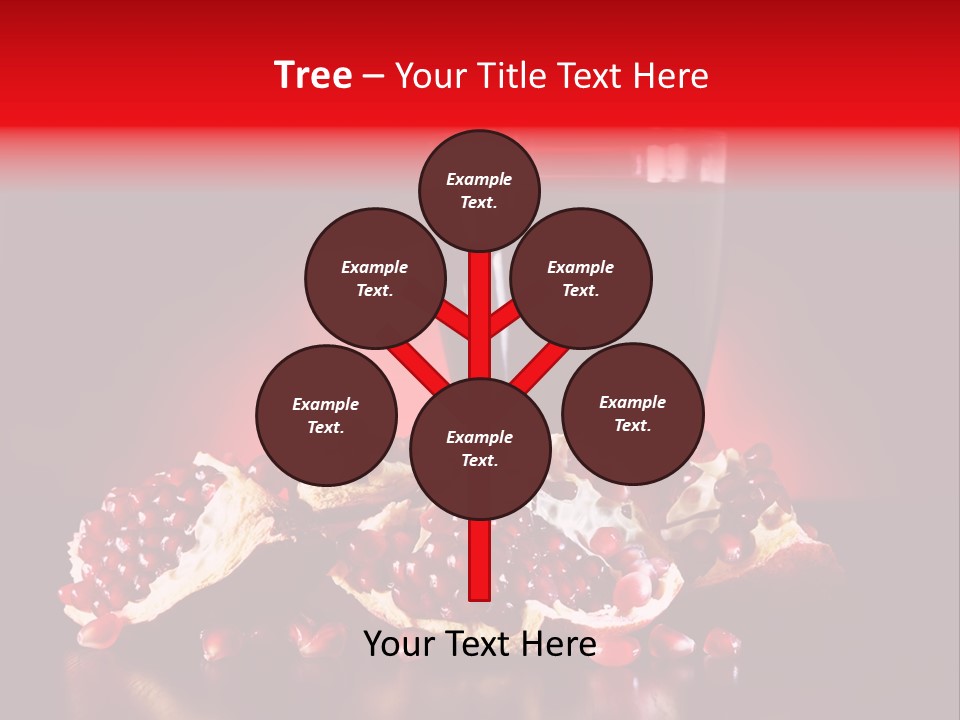 Red Plant Raw PowerPoint Template