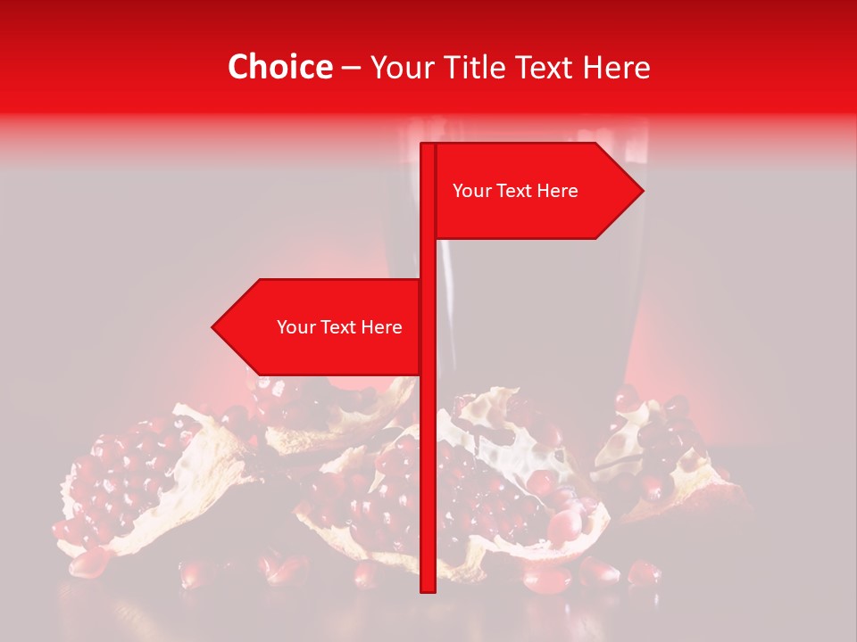Red Plant Raw PowerPoint Template
