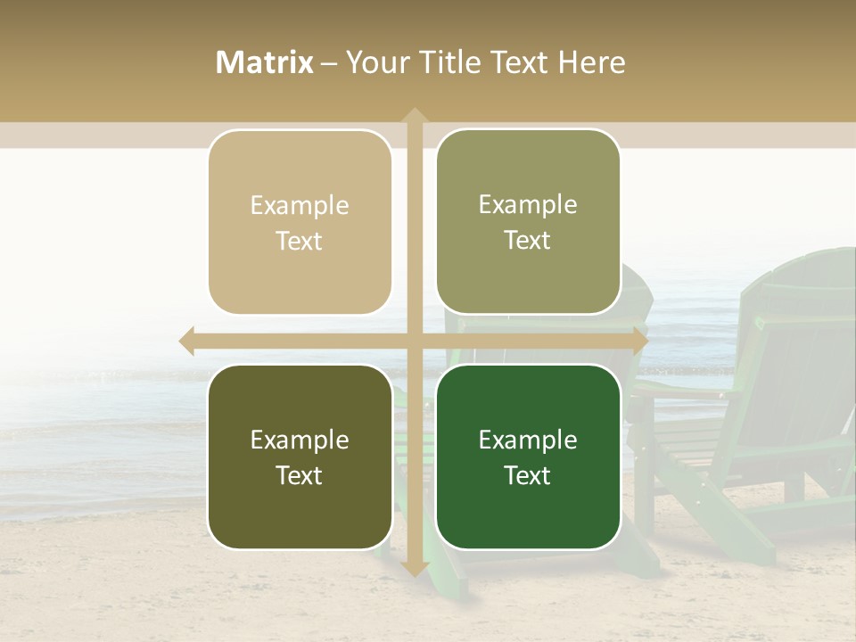 Strategy Retirement Savings Ocean View PowerPoint Template