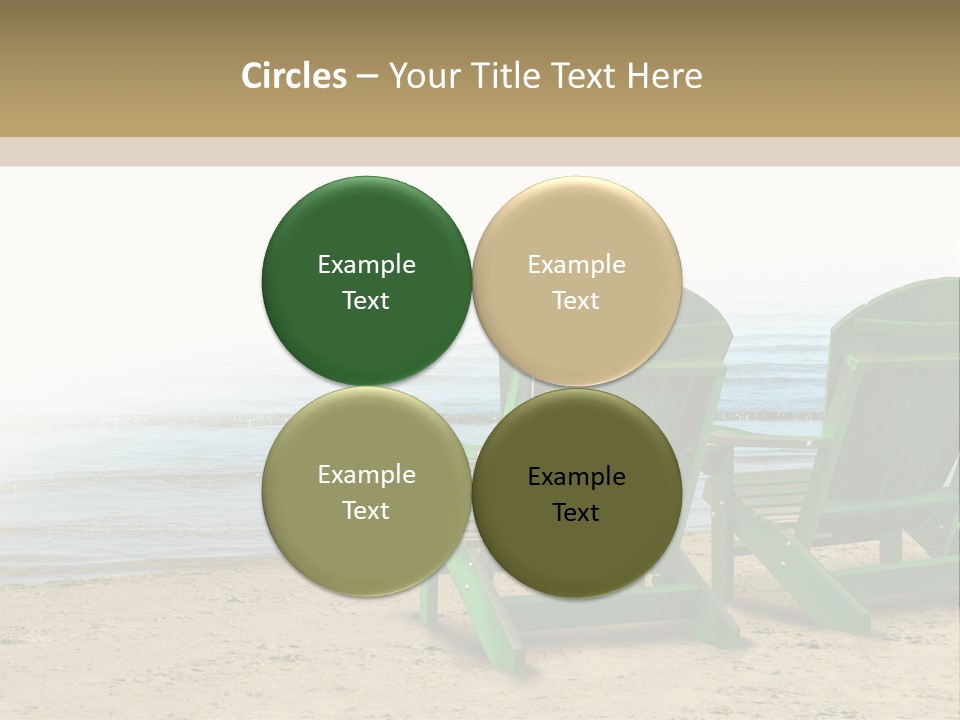 Strategy Retirement Savings Ocean View PowerPoint Template