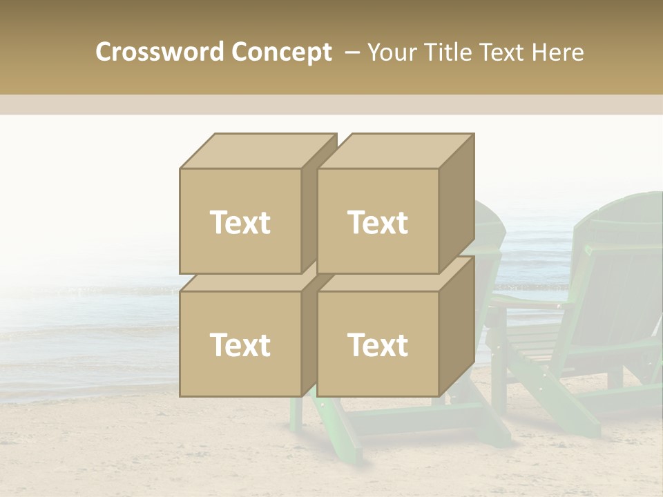 Strategy Retirement Savings Ocean View PowerPoint Template