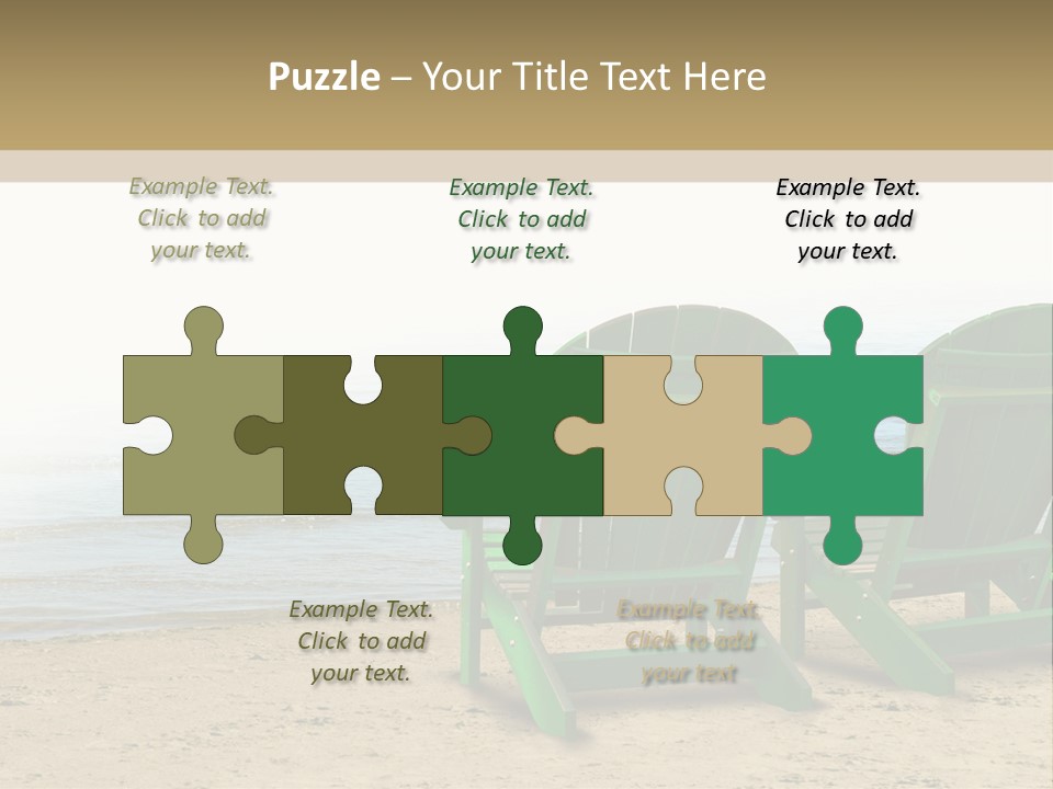 Strategy Retirement Savings Ocean View PowerPoint Template