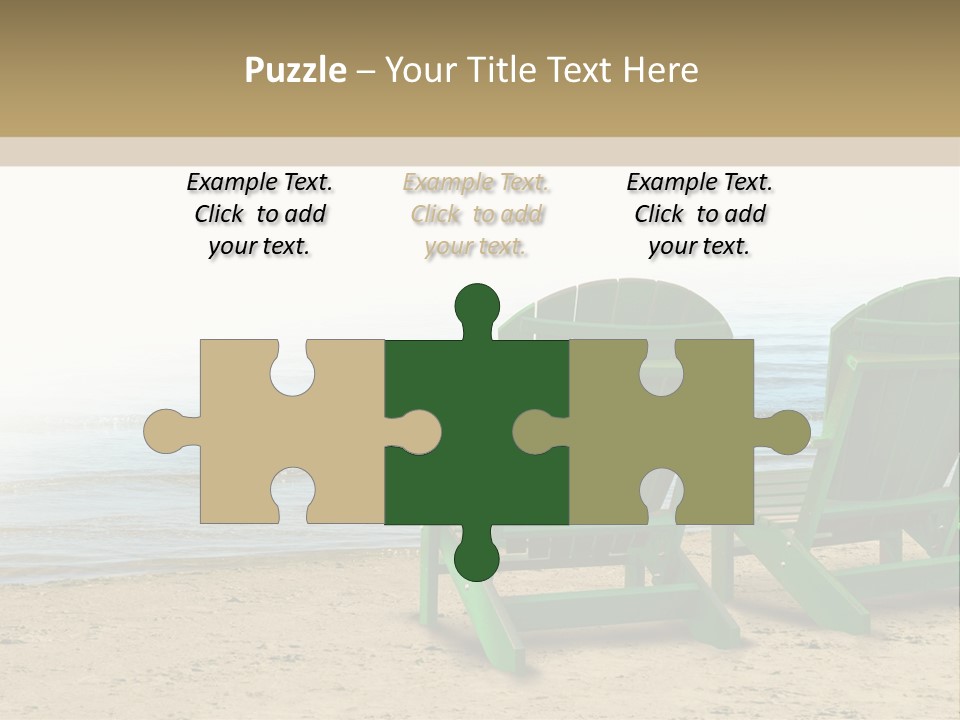 Strategy Retirement Savings Ocean View PowerPoint Template