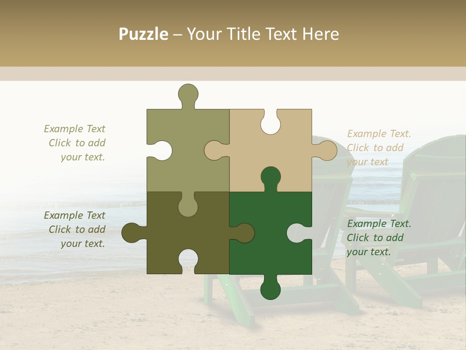 Strategy Retirement Savings Ocean View PowerPoint Template