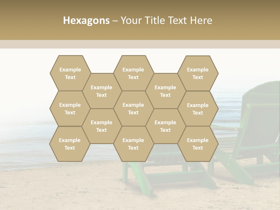 Strategy Retirement Savings Ocean View PowerPoint Template