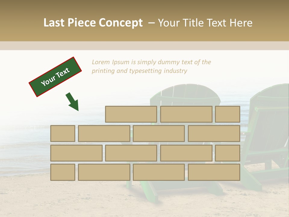 Strategy Retirement Savings Ocean View PowerPoint Template