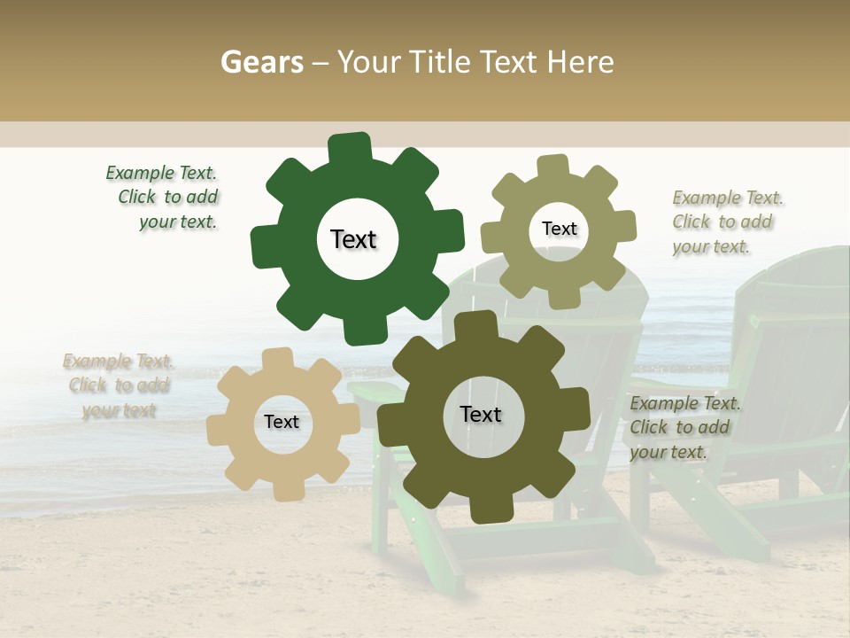 Strategy Retirement Savings Ocean View PowerPoint Template