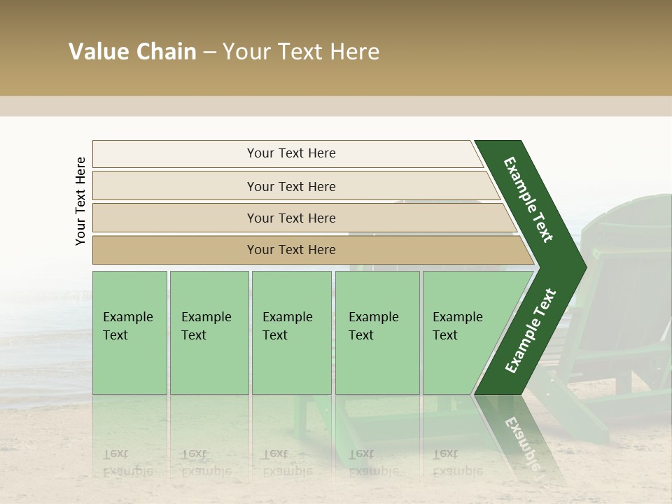 Strategy Retirement Savings Ocean View PowerPoint Template