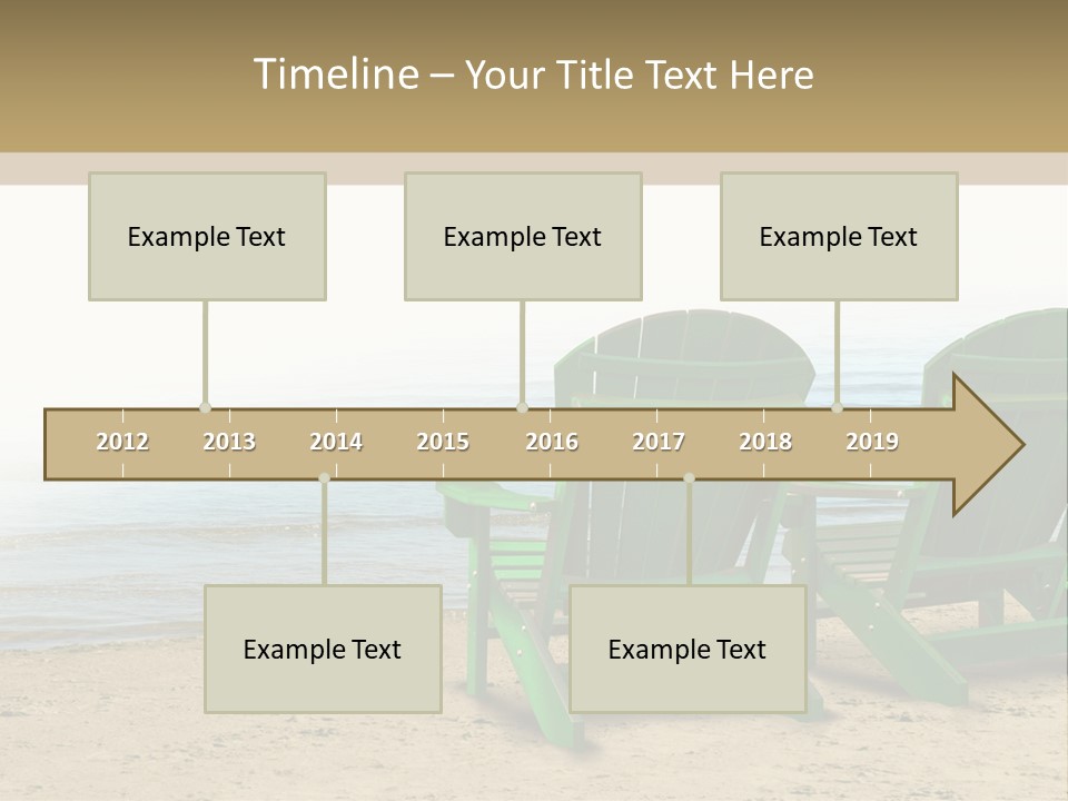 Strategy Retirement Savings Ocean View PowerPoint Template