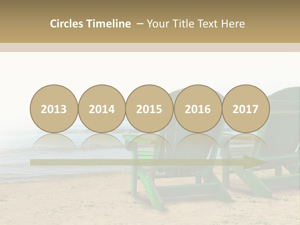 Strategy Retirement Savings Ocean View PowerPoint Template