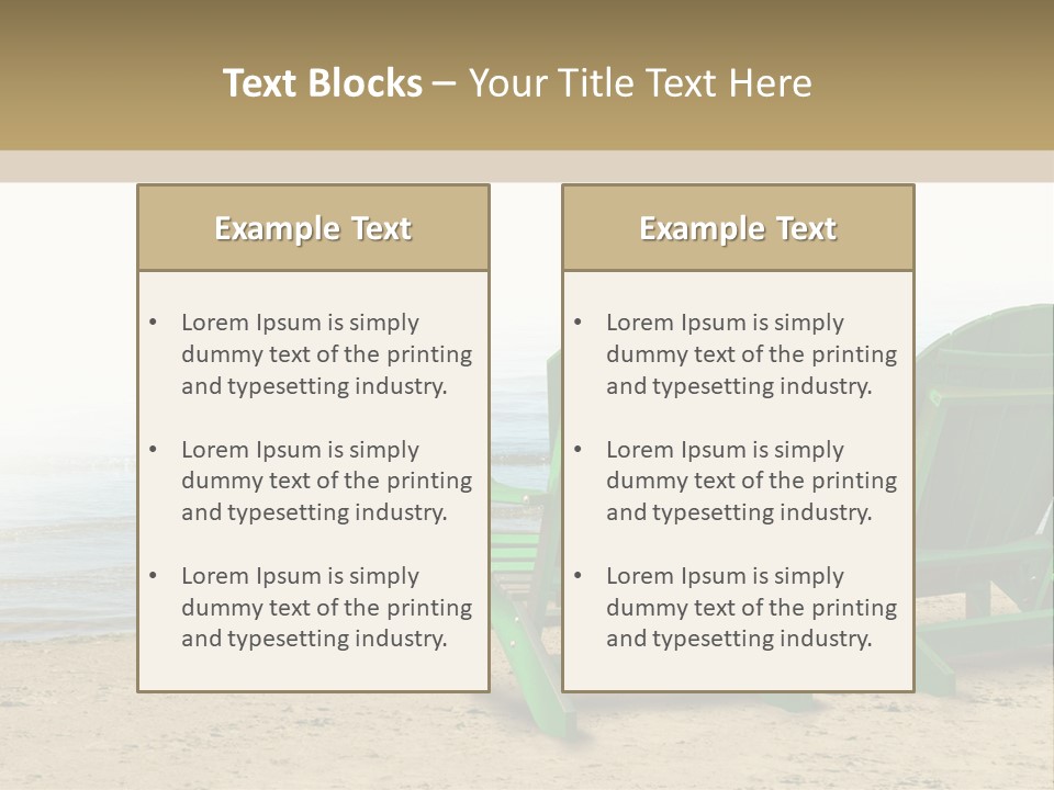 Strategy Retirement Savings Ocean View PowerPoint Template