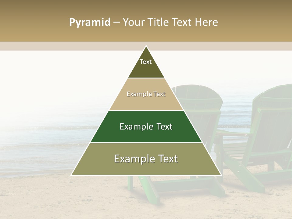 Strategy Retirement Savings Ocean View PowerPoint Template