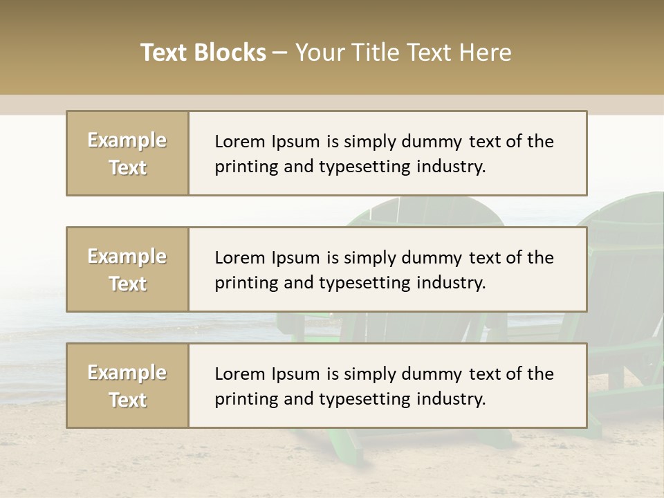 Strategy Retirement Savings Ocean View PowerPoint Template