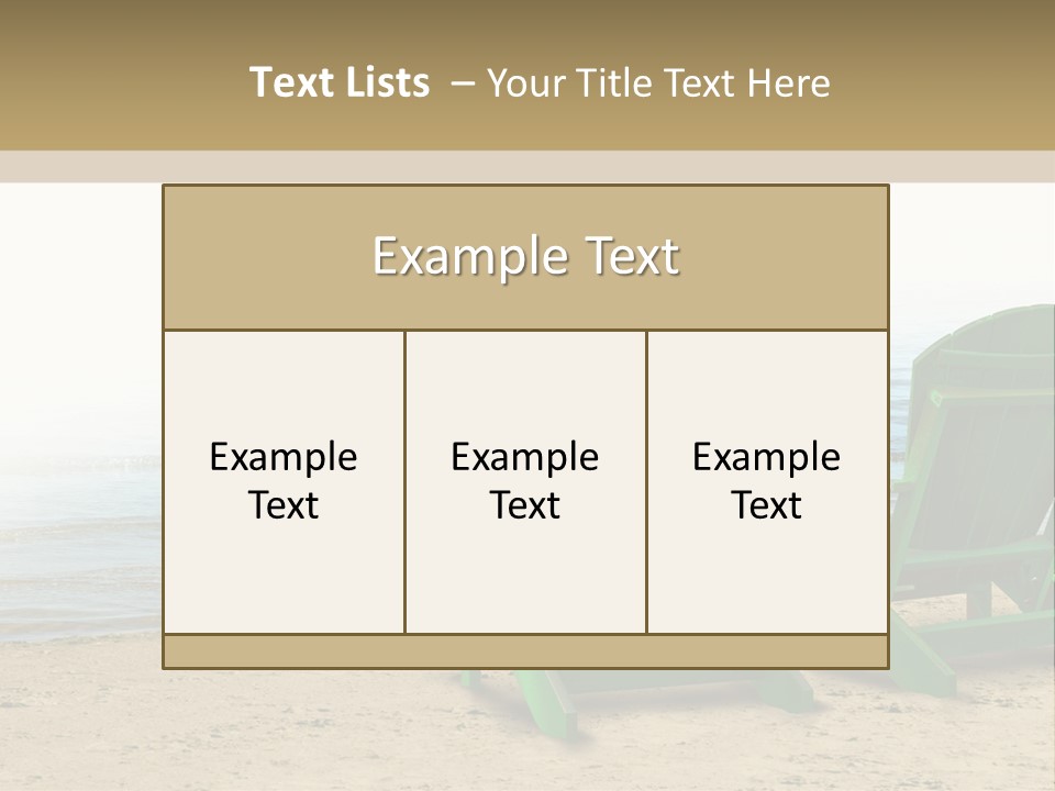 Strategy Retirement Savings Ocean View PowerPoint Template