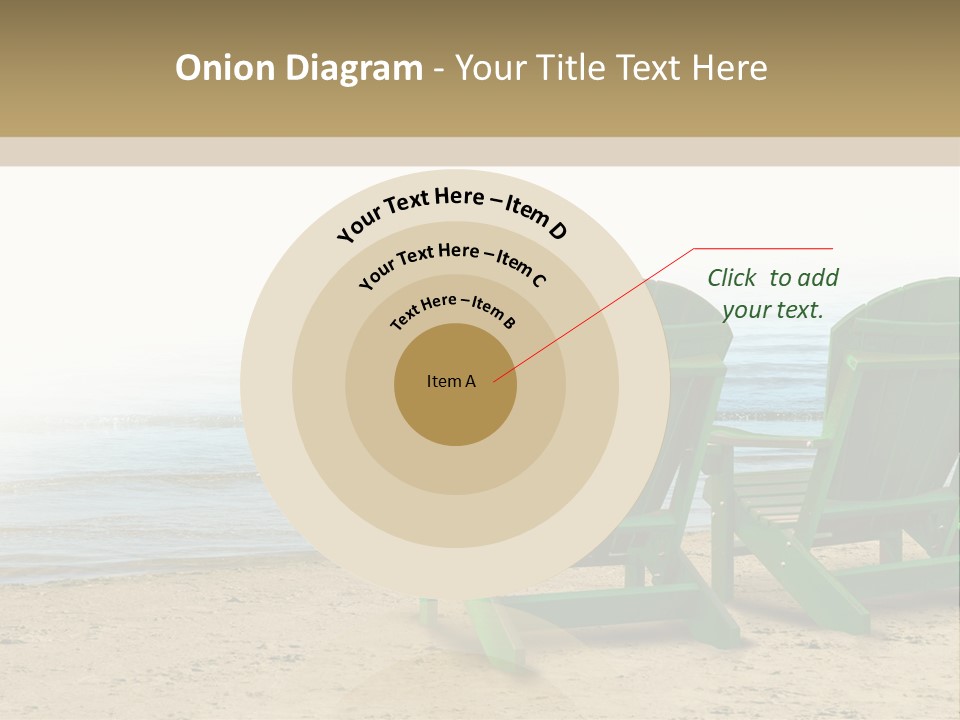 Strategy Retirement Savings Ocean View PowerPoint Template
