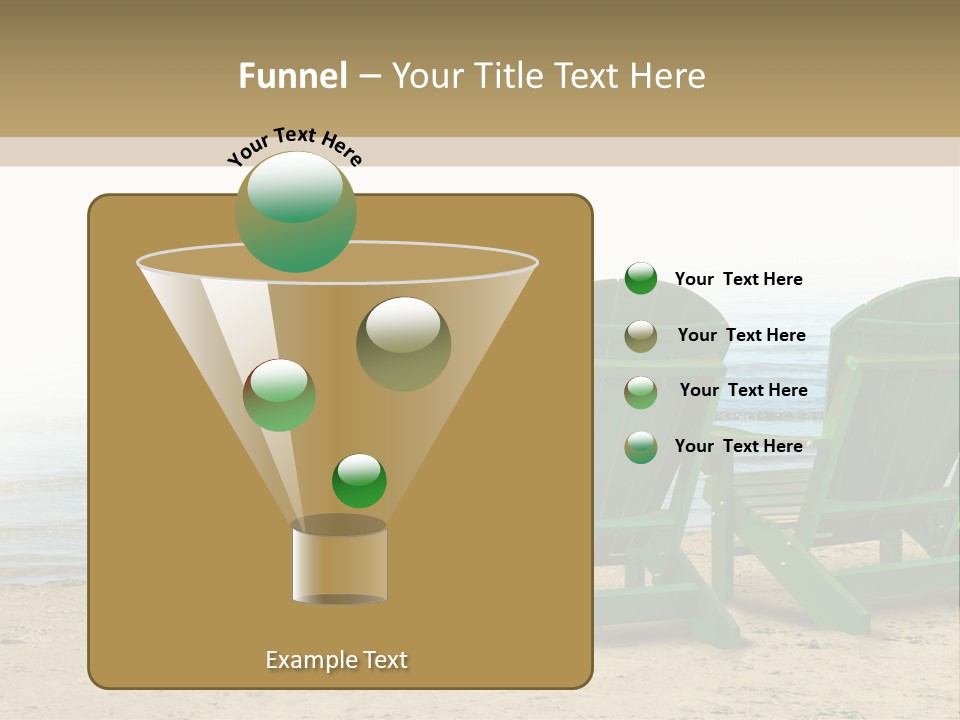 Strategy Retirement Savings Ocean View PowerPoint Template