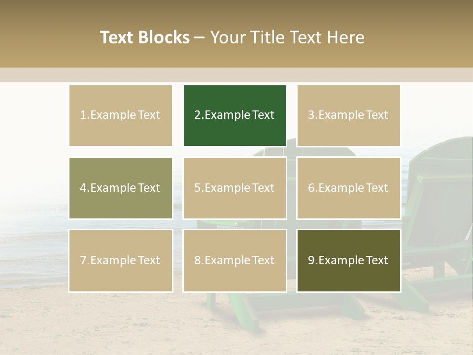 Strategy Retirement Savings Ocean View PowerPoint Template