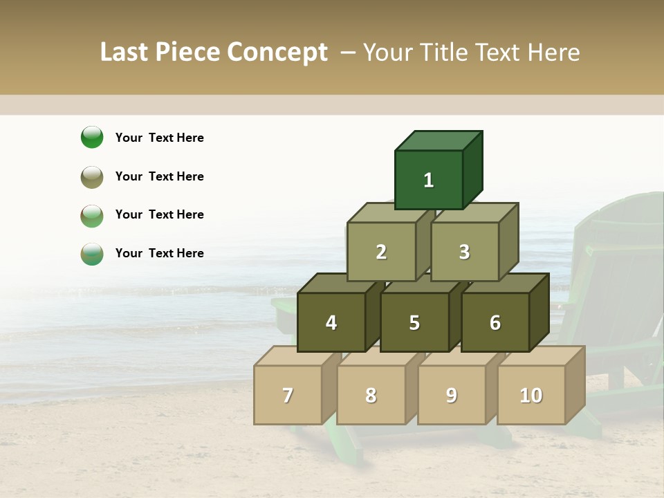 Strategy Retirement Savings Ocean View PowerPoint Template