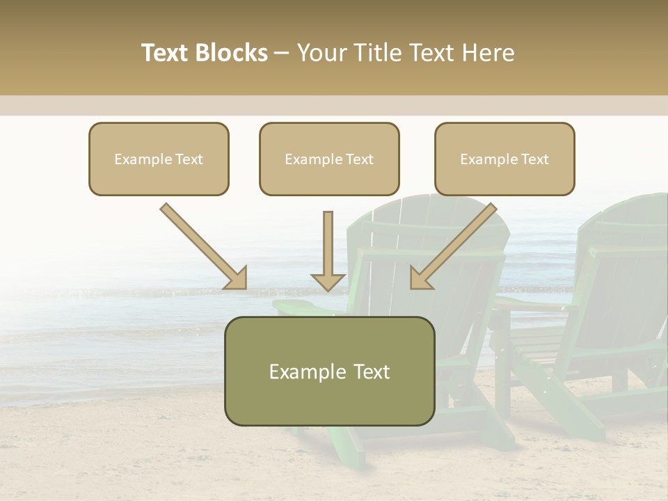 Strategy Retirement Savings Ocean View PowerPoint Template