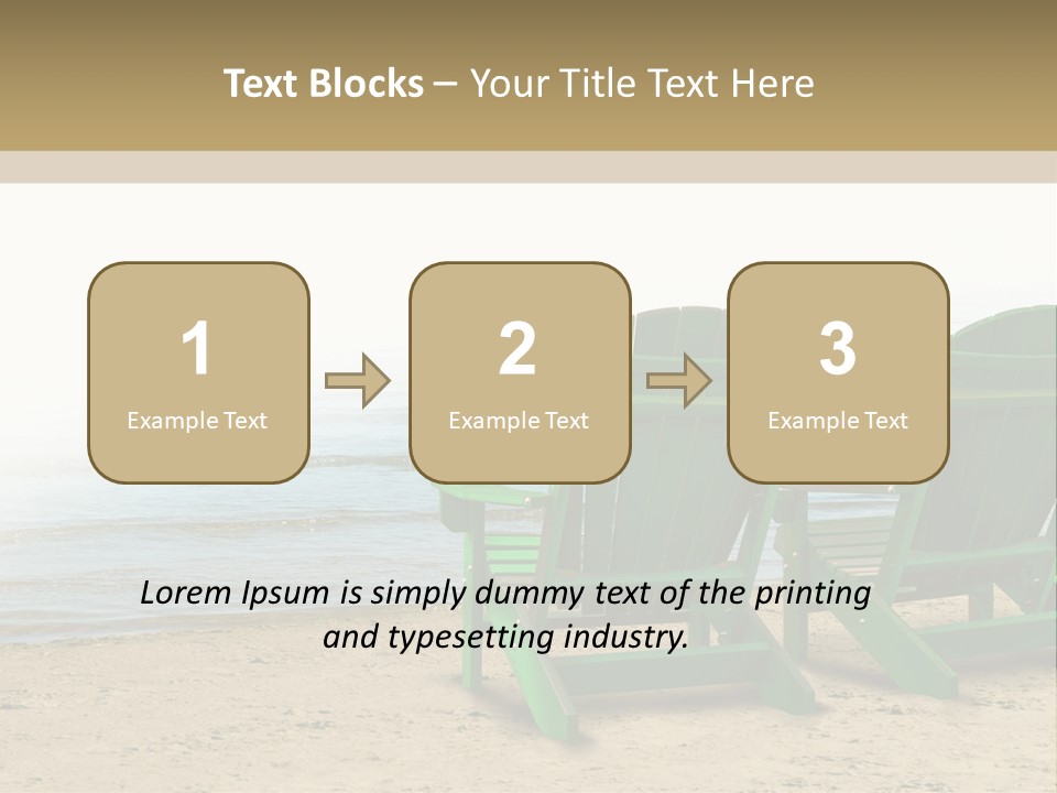 Strategy Retirement Savings Ocean View PowerPoint Template