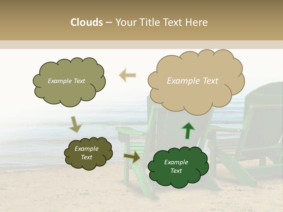 Strategy Retirement Savings Ocean View PowerPoint Template