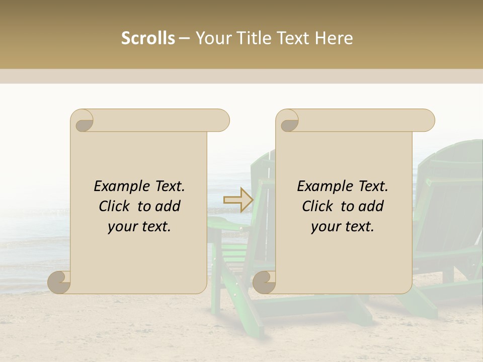 Strategy Retirement Savings Ocean View PowerPoint Template