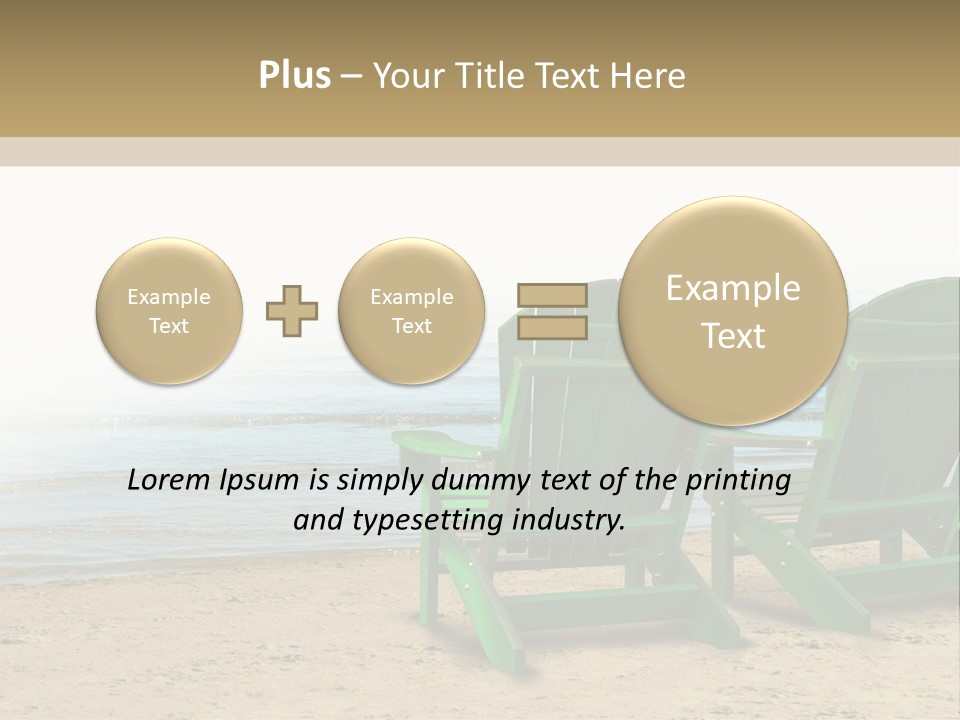 Strategy Retirement Savings Ocean View PowerPoint Template