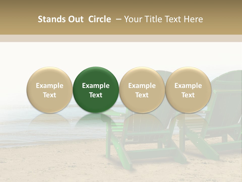 Strategy Retirement Savings Ocean View PowerPoint Template