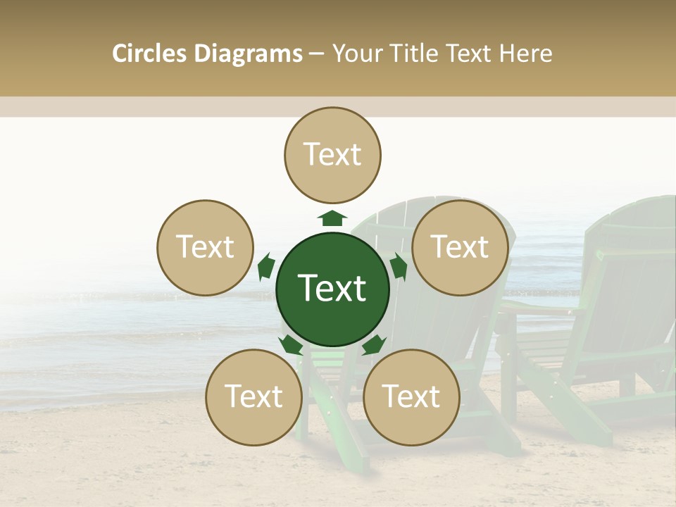 Strategy Retirement Savings Ocean View PowerPoint Template