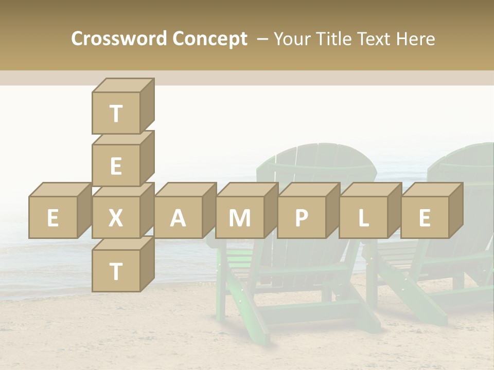 Strategy Retirement Savings Ocean View PowerPoint Template