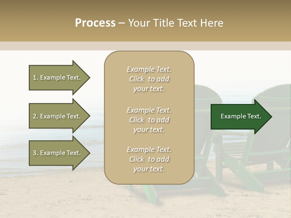 Strategy Retirement Savings Ocean View PowerPoint Template