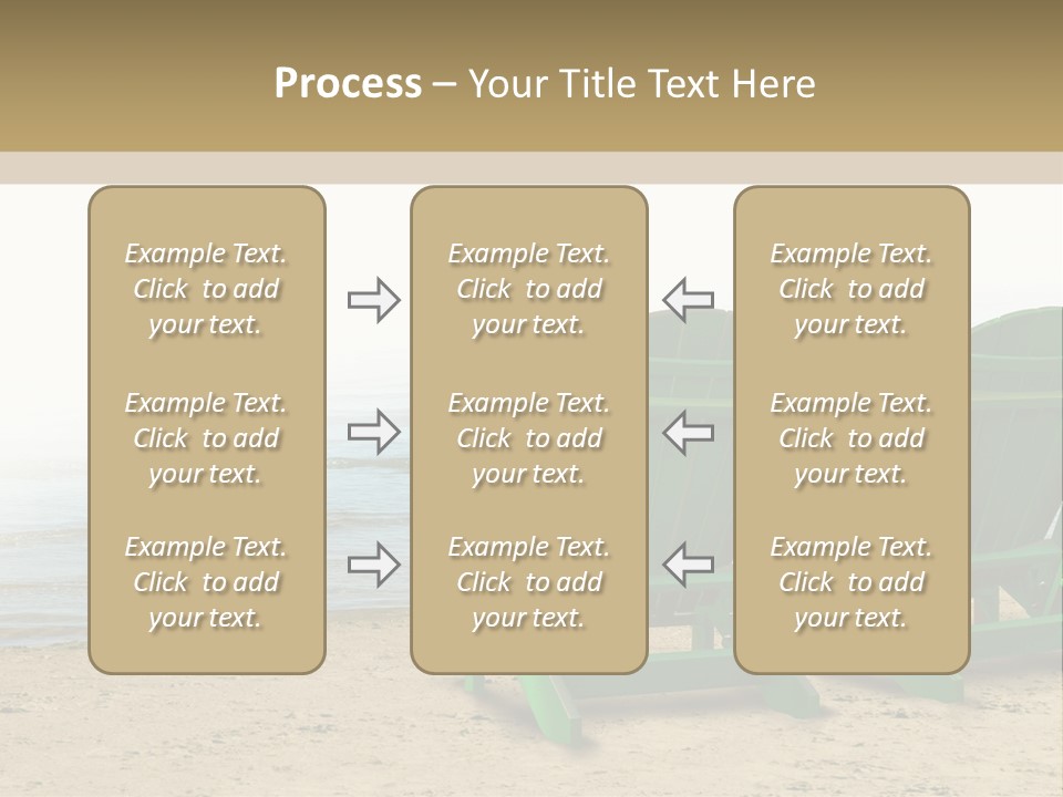 Strategy Retirement Savings Ocean View PowerPoint Template
