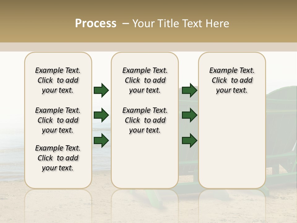 Strategy Retirement Savings Ocean View PowerPoint Template