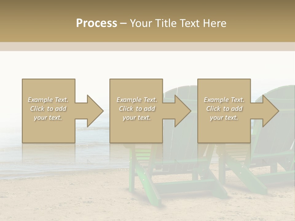 Strategy Retirement Savings Ocean View PowerPoint Template