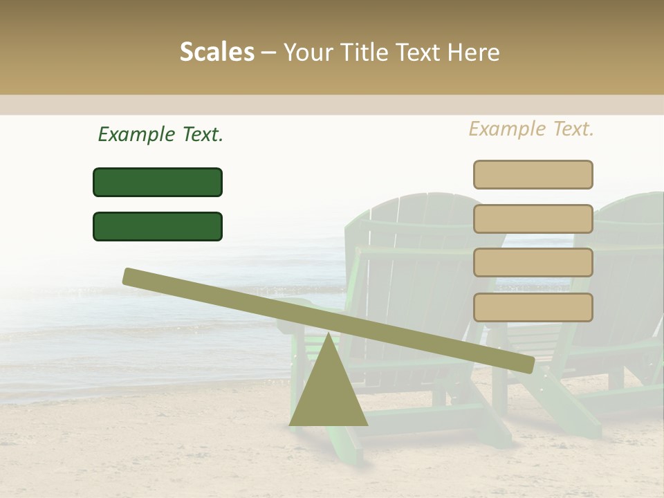 Strategy Retirement Savings Ocean View PowerPoint Template