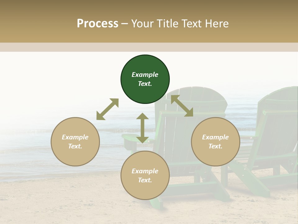 Strategy Retirement Savings Ocean View PowerPoint Template