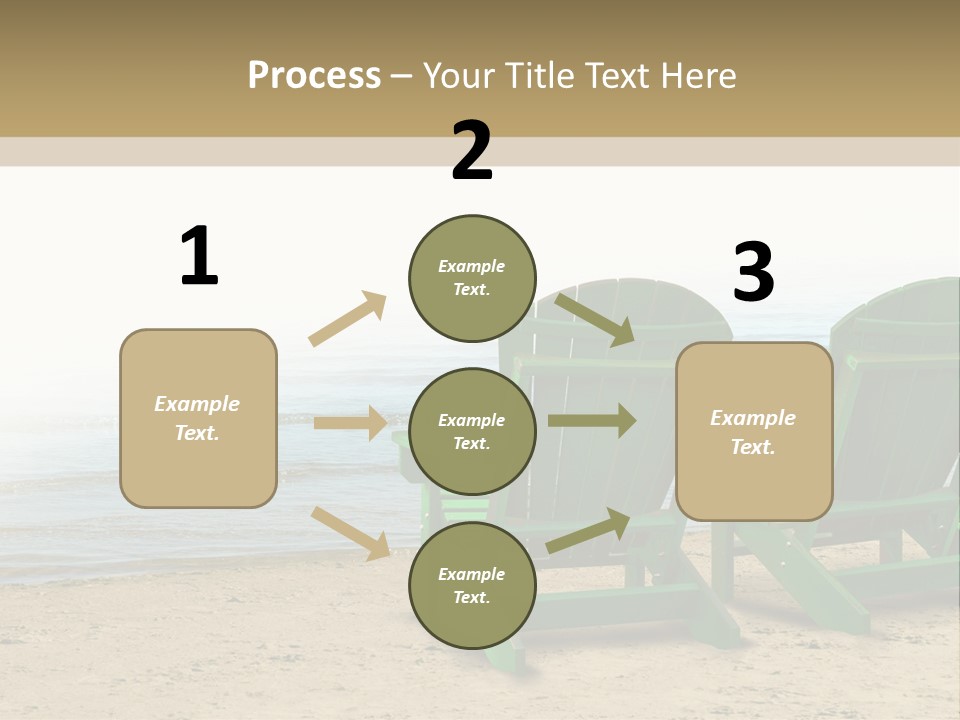 Strategy Retirement Savings Ocean View PowerPoint Template