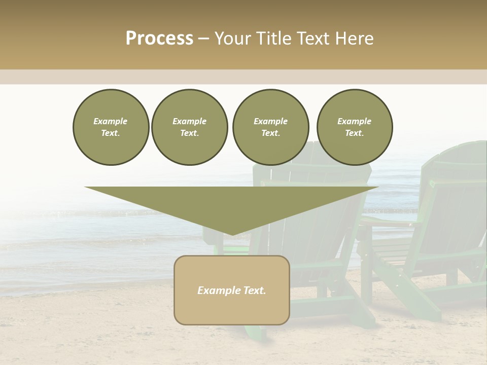 Strategy Retirement Savings Ocean View PowerPoint Template